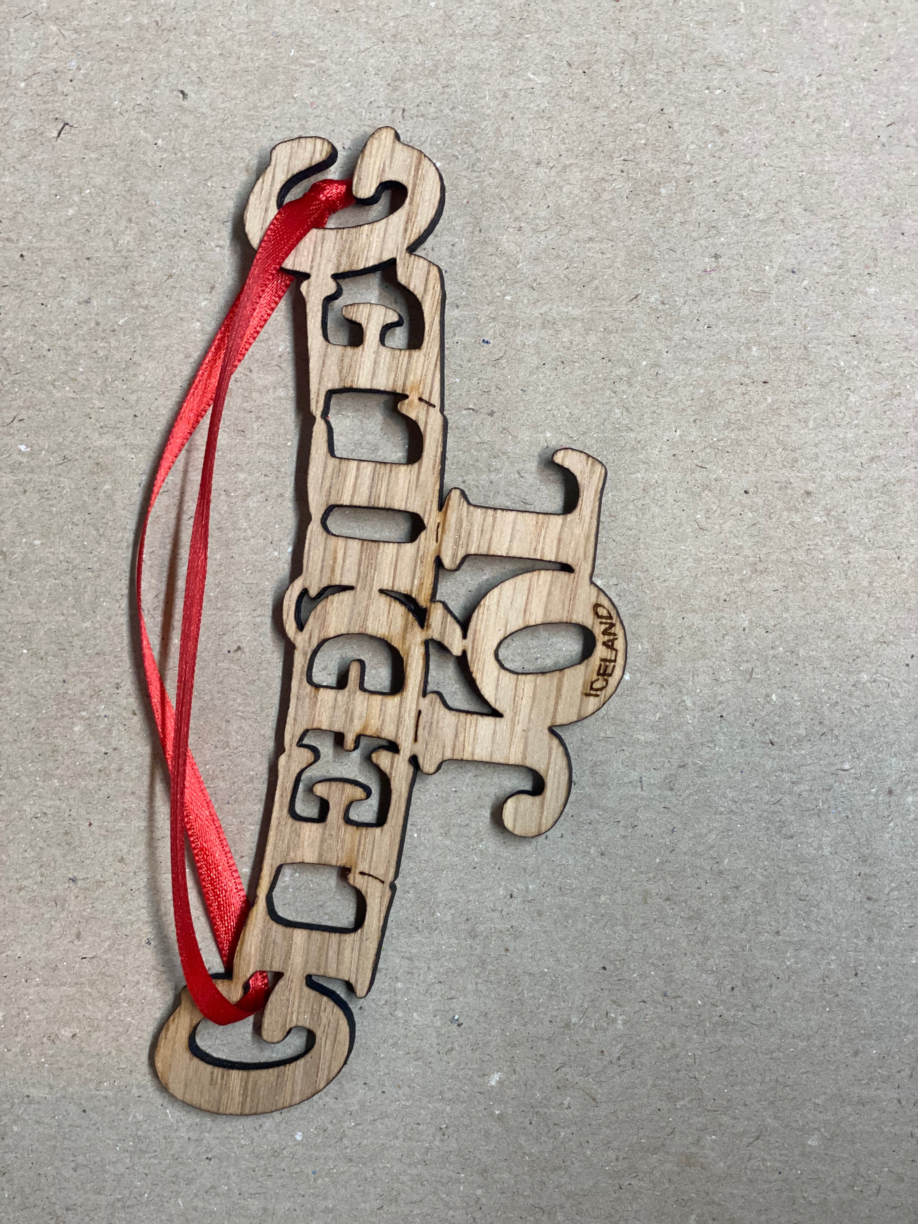 Christmas wooden handmade decoration by Os Handverk Christmas wooden handmade decoration by Os Handverk